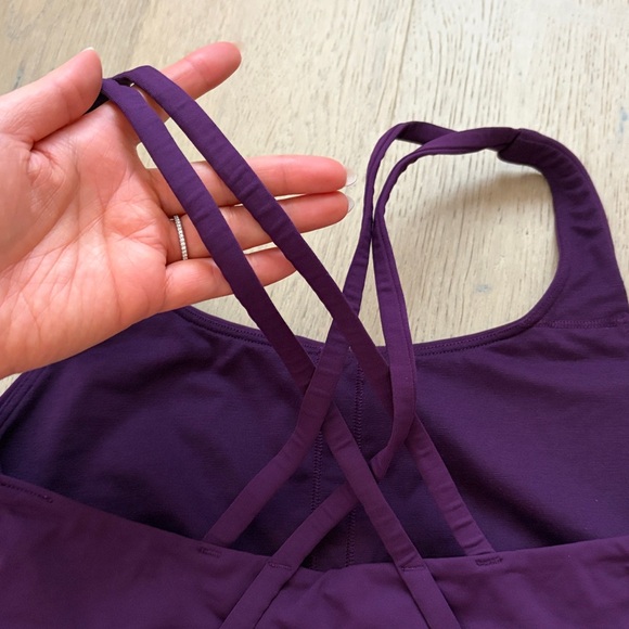 lululemon athletica Deep Purple Crisscross Sports Bra - Picture 8 of 14